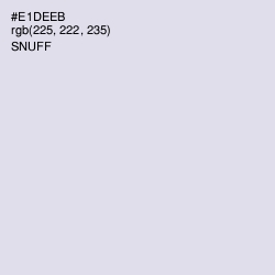 #E1DEEB - Snuff Color Image