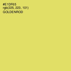 #E1DF65 - Goldenrod Color Image