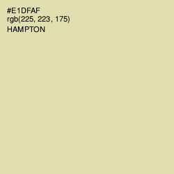 #E1DFAF - Hampton Color Image