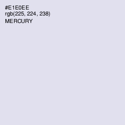 #E1E0EE - Mercury Color Image