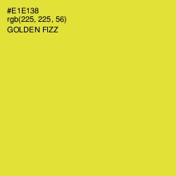 #E1E138 - Golden Fizz Color Image