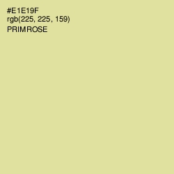 #E1E19F - Primrose Color Image