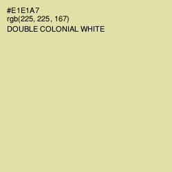 #E1E1A7 - Double Colonial White Color Image