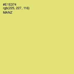 #E1E374 - Manz Color Image