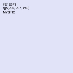 #E1E3F9 - Mystic Color Image