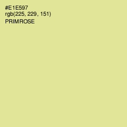 #E1E597 - Primrose Color Image