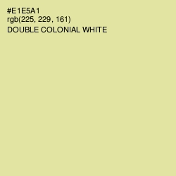 #E1E5A1 - Double Colonial White Color Image