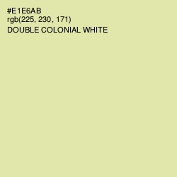 #E1E6AB - Double Colonial White Color Image
