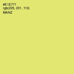 #E1E771 - Manz Color Image