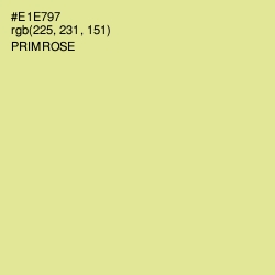 #E1E797 - Primrose Color Image