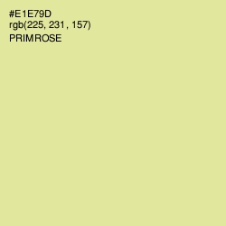 #E1E79D - Primrose Color Image