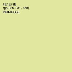 #E1E79E - Primrose Color Image