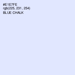 #E1E7FE - Blue Chalk Color Image