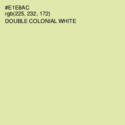 #E1E8AC - Double Colonial White Color Image