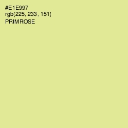 #E1E997 - Primrose Color Image