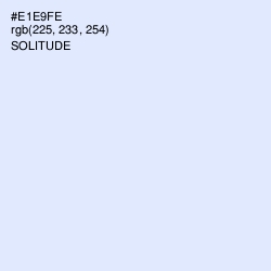 #E1E9FE - Solitude Color Image