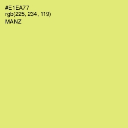 #E1EA77 - Manz Color Image