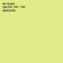 #E1EA88 - Mindaro Color Image