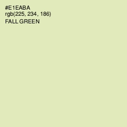 #E1EABA - Fall Green Color Image