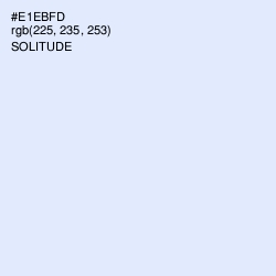 #E1EBFD - Solitude Color Image