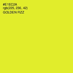 #E1EC2A - Golden Fizz Color Image