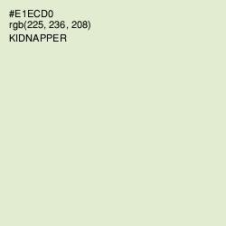 #E1ECD0 - Kidnapper Color Image