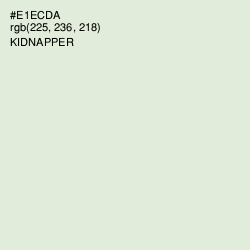 #E1ECDA - Kidnapper Color Image