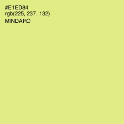 #E1ED84 - Mindaro Color Image