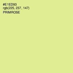 #E1ED93 - Primrose Color Image