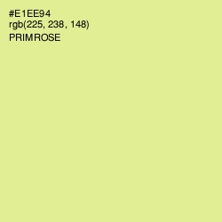 #E1EE94 - Primrose Color Image