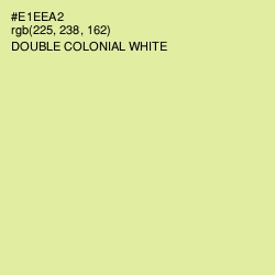 #E1EEA2 - Double Colonial White Color Image