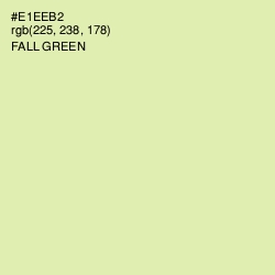 #E1EEB2 - Fall Green Color Image