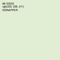 #E1EED3 - Kidnapper Color Image