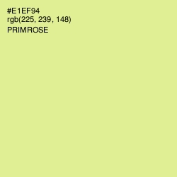 #E1EF94 - Primrose Color Image