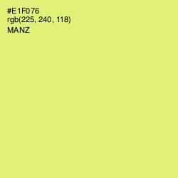 #E1F076 - Manz Color Image