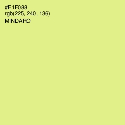 #E1F088 - Mindaro Color Image