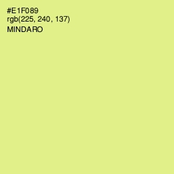 #E1F089 - Mindaro Color Image