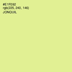 #E1F092 - Jonquil Color Image