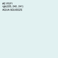 #E1F0F1 - Aqua Squeeze Color Image