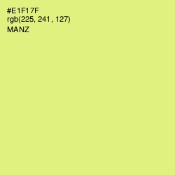 #E1F17F - Manz Color Image