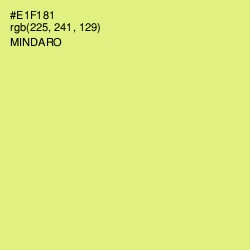 #E1F181 - Mindaro Color Image