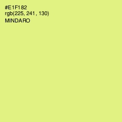 #E1F182 - Mindaro Color Image