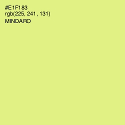 #E1F183 - Mindaro Color Image