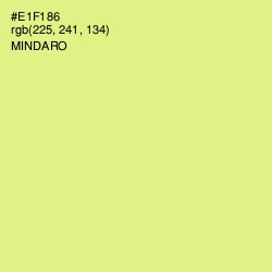 #E1F186 - Mindaro Color Image