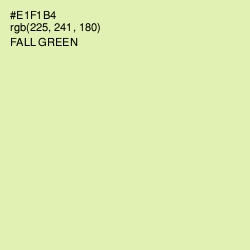 #E1F1B4 - Fall Green Color Image