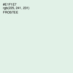 #E1F1E7 - Frostee Color Image