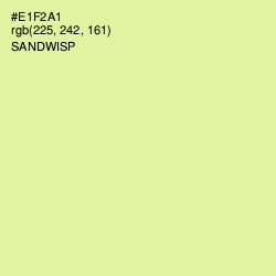 #E1F2A1 - Sandwisp Color Image