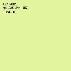 #E1F49D - Jonquil Color Image