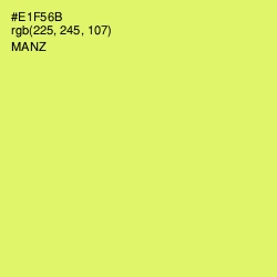 #E1F56B - Manz Color Image