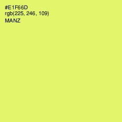 #E1F66D - Manz Color Image